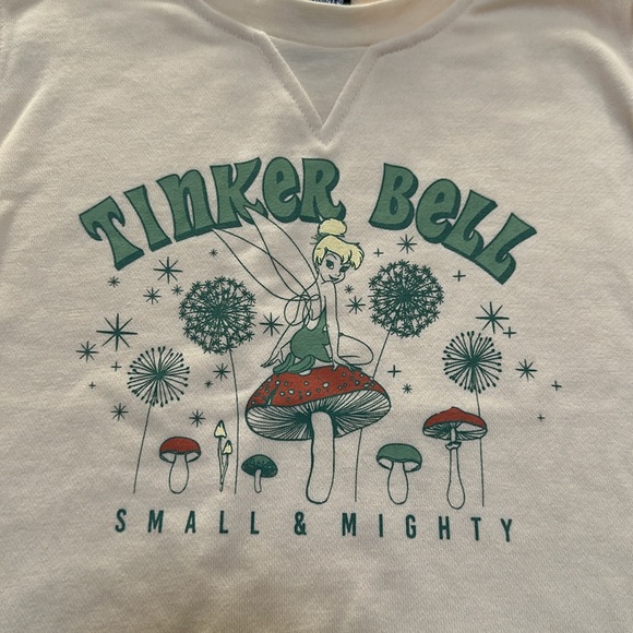 Disney Our Universe Toddler Girls Tinker Bell Ruffled Crewneck Size 5T. - Picture 2 of 9